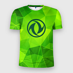 Мужская спорт-футболка Dongfeng green poly
