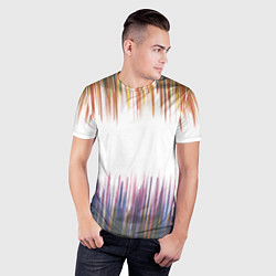 Футболка спортивная мужская Бахрома, цвет: 3D-принт — фото 2