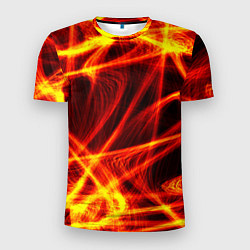 Футболка спортивная мужская Огненный трек, цвет: 3D-принт