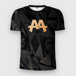 Футболка спортивная мужская Asking Alexandria golden poly, цвет: 3D-принт