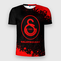 Мужская спорт-футболка Galatasaray - red gradient