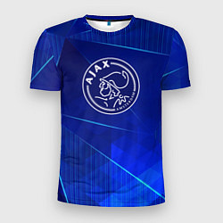 Мужская спорт-футболка Ajax blue poly