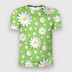 Футболка спортивная мужская Ромашки бумажные, цвет: 3D-принт