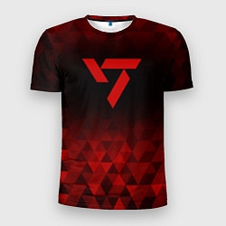 Мужская спорт-футболка Seventeen red poly