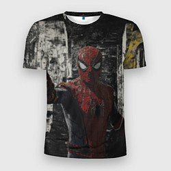 Футболка спортивная мужская Spider man night, цвет: 3D-принт