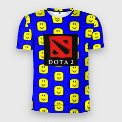 Мужская спорт-футболка Dota smile pattern