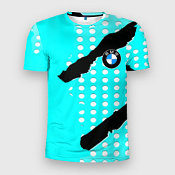 Футболка спортивная мужская BMW sport краски, цвет: 3D-принт