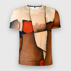 Футболка спортивная мужская Фрагментированная композиция, цвет: 3D-принт