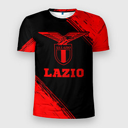 Мужская спорт-футболка Lazio - red gradient
