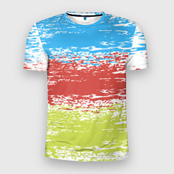 Футболка спортивная мужская Взмах кистью, цвет: 3D-принт