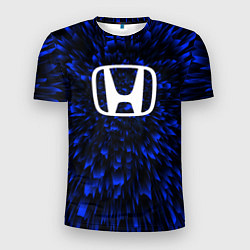 Мужская спорт-футболка Honda blue energy