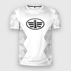Мужская спорт-футболка FAW white poly