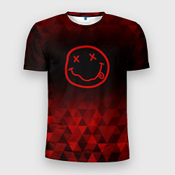Мужская спорт-футболка Nirvana red poly