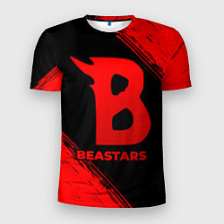 Мужская спорт-футболка Beastars - red gradient