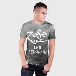 Футболка спортивная мужская Led Zeppelin - grey gradient, цвет: 3D-принт — фото 2