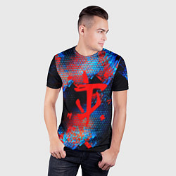 Футболка спортивная мужская Doom космическая абстракция, цвет: 3D-принт — фото 2