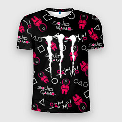 Мужская спорт-футболка Monster energy x Ojingeo geim