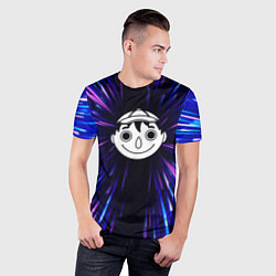 Футболка спортивная мужская Tomodachi Game neon energy, цвет: 3D-принт — фото 2