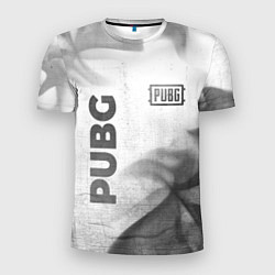 Футболка спортивная мужская PUBG - white gradient вертикально, цвет: 3D-принт