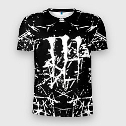 Футболка спортивная мужская Monster energy белые штрихи краско, цвет: 3D-принт