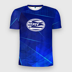 Мужская спорт-футболка PSV blue poly