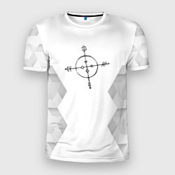 Футболка спортивная мужская Megadeth white poly, цвет: 3D-принт