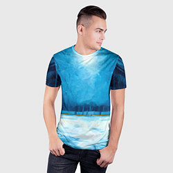 Футболка спортивная мужская Хоккейная площадка, цвет: 3D-принт — фото 2