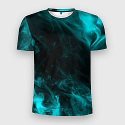 Мужская спорт-футболка Neon smoke