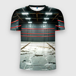 Футболка спортивная мужская Красный ринг, цвет: 3D-принт