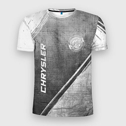 Футболка спортивная мужская Chrysler - grey gradient вертикально, цвет: 3D-принт