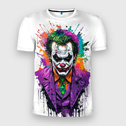 Футболка спортивная мужская Джокер с галстуком, цвет: 3D-принт