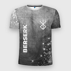 Футболка спортивная мужская Berserk - grey gradient вертикально, цвет: 3D-принт
