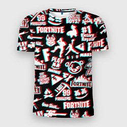 Футболка спортивная мужская Fortnite glitch game, цвет: 3D-принт