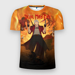 Мужская спорт-футболка Devil May Cry персонажи