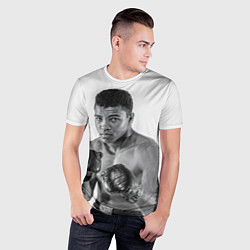 Футболка спортивная мужская Young Muhammad Ali, цвет: 3D-принт — фото 2