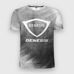 Футболка спортивная мужская Genesis - grey gradient, цвет: 3D-принт