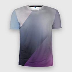 Футболка спортивная мужская Color grey with stripes, цвет: 3D-принт