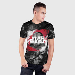 Футболка спортивная мужская Звездные войны патерн с героями, цвет: 3D-принт — фото 2