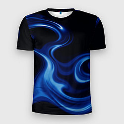 Мужская спорт-футболка Color blue smoke
