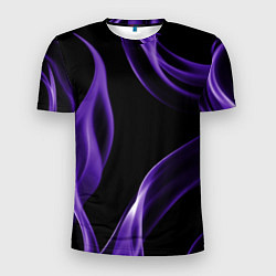 Мужская спорт-футболка Purple abstraction