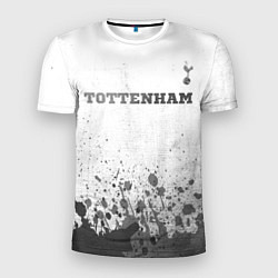 Мужская спорт-футболка Tottenham - white gradient посередине