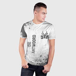 Футболка спортивная мужская Die Antwoord - white gradient вертикально, цвет: 3D-принт — фото 2