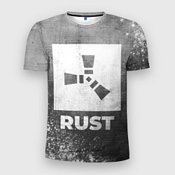 Мужская спорт-футболка Rust - grey gradient