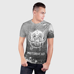 Футболка спортивная мужская Motorhead - grey gradient, цвет: 3D-принт — фото 2