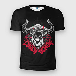 Футболка спортивная мужская Cyber demon doom, цвет: 3D-принт