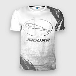 Мужская спорт-футболка Jaguar - white gradient