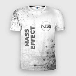 Футболка спортивная мужская Mass Effect - white gradient вертикально, цвет: 3D-принт
