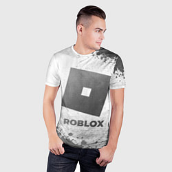 Футболка спортивная мужская Roblox - white gradient, цвет: 3D-принт — фото 2