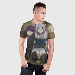 Футболка спортивная мужская Фрирен вместе с Ферн, цвет: 3D-принт — фото 2