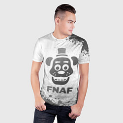 Футболка спортивная мужская FNAF - white gradient, цвет: 3D-принт — фото 2
